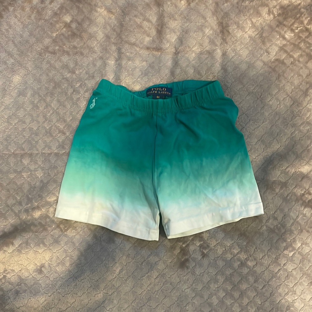 Girls Polo Ralph Lauren Tie Dye multicolor shorts